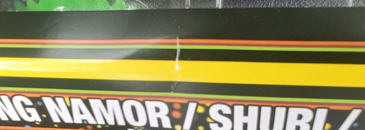 4 Pack King Namor/Shuri/Okoye (Midnight Angel)/Aneka (Midnight Angel) Blacklight - Marvel Black Panther Wakanda Forever Funko POP - Box Damaged