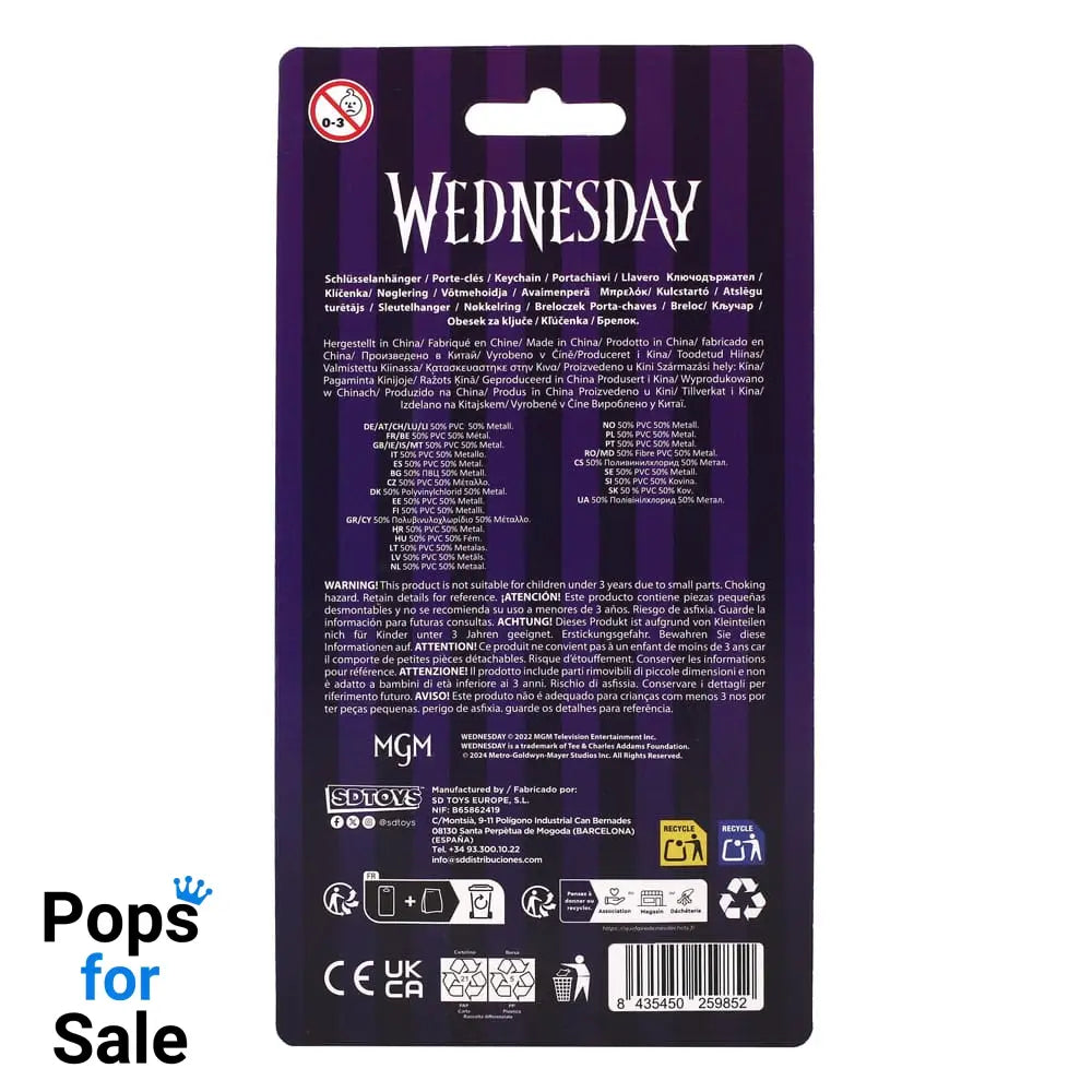 Wednesday Keychain Wednesday 7 cm