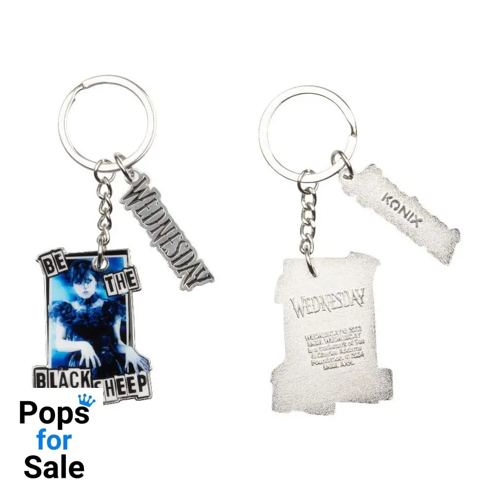Wednesday Keychain Black Sheep Keyrings