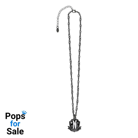 Wednesday Necklace with Pendant Nevermore Academy Black