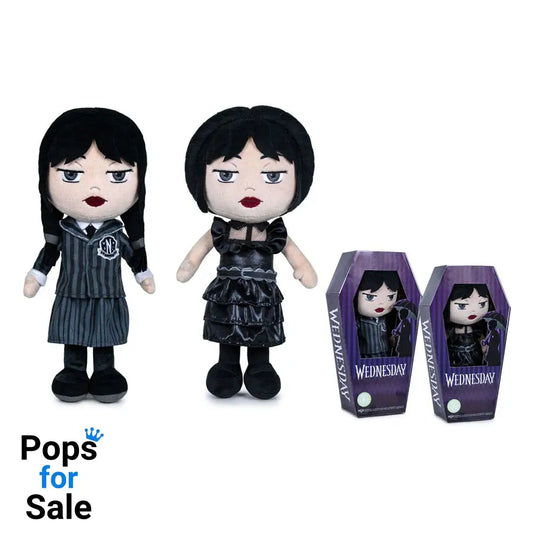 Wednesday Plush Figure Wednesday 32 cm Assortment with Coffin (6)