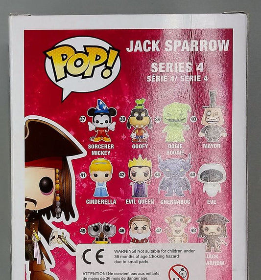 48 Jack Sparrow - Disney Pirates of the Caribbean Funko POP - Box Damaged