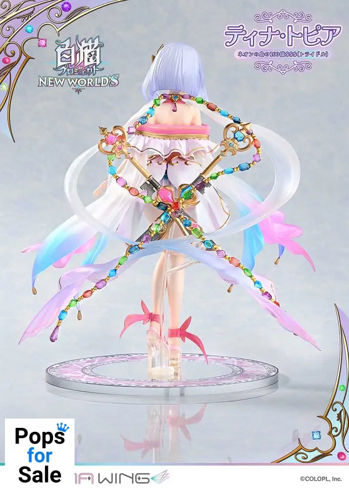 White Cat Project Prisma Wing PVC Statue 1/7 Tina Topia (The 10 Billion Tridollars of Neon Island) 22 cm Statues