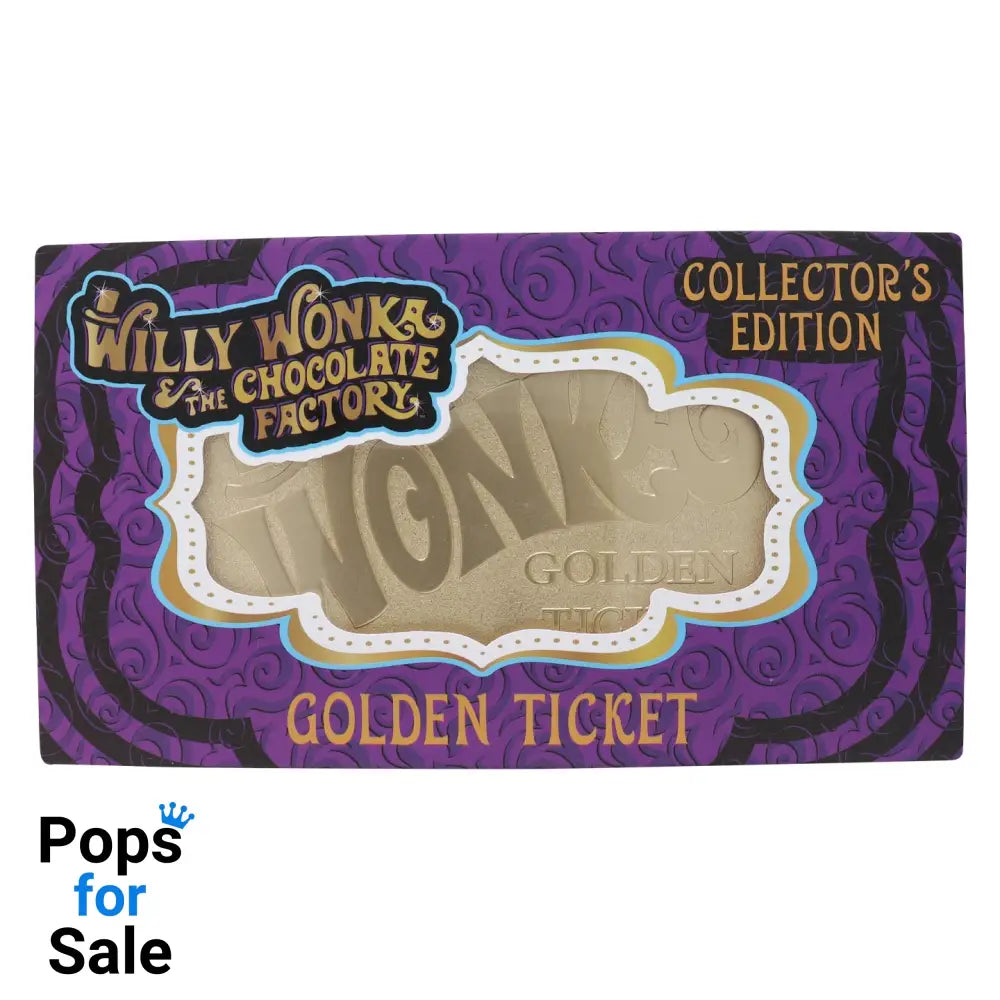 Willy Wonka and the Chocolate Facotry Collector's Edition Replica Golden Ticket