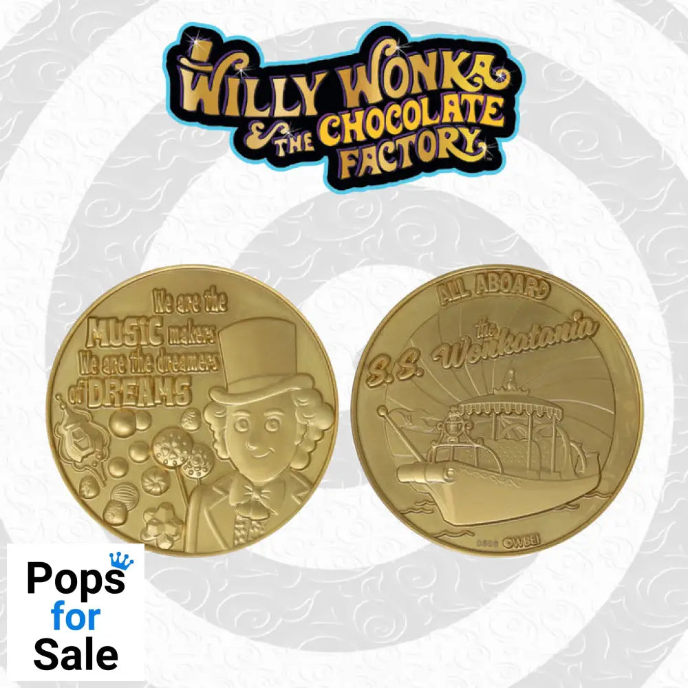 Willy Wonka and the Chocolate Factory Limited Edition Collectible Coin Coin