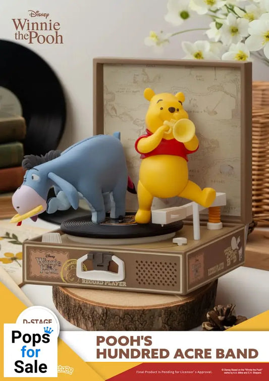 Winnie the Pooh Record Player Series PVC figure Pooh's Hundred Acre Band 12 cm