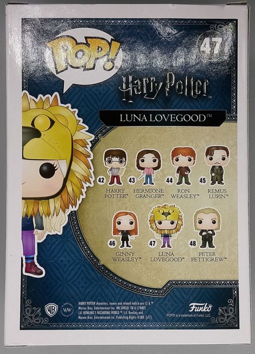 #47 Luna Lovegood (w/ Lion Hat) - Harry Potter Box Damaged Funko POP