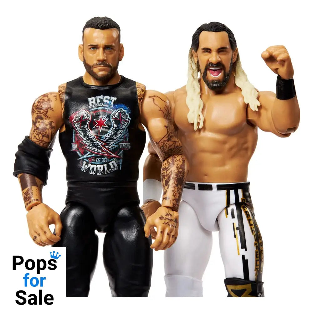 WWE Main Event Showdown Action Figures CM Punk vs Seth ’Freakin’ Rollins 2-Pack 15 cm Action figures