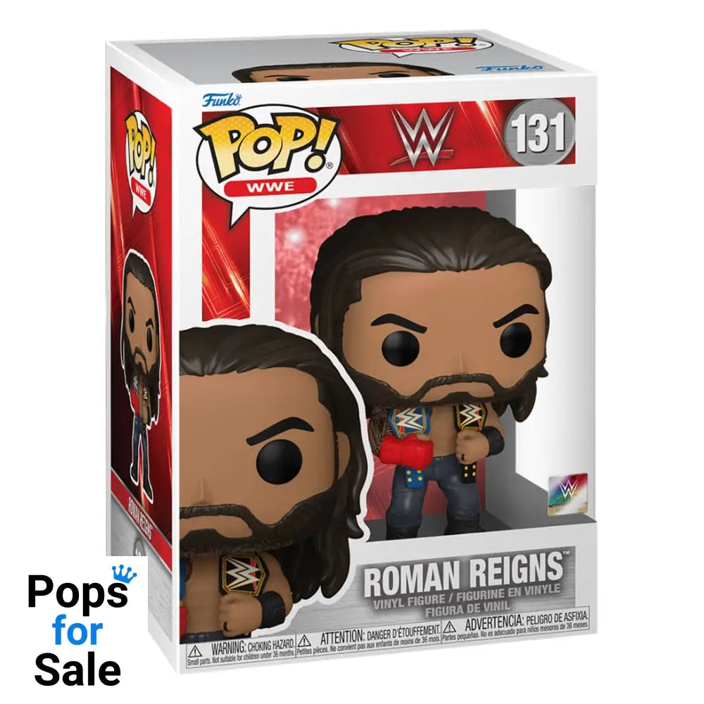 WWE POP! Vinyl Figure Roman Reigns w/Belts 9 cm