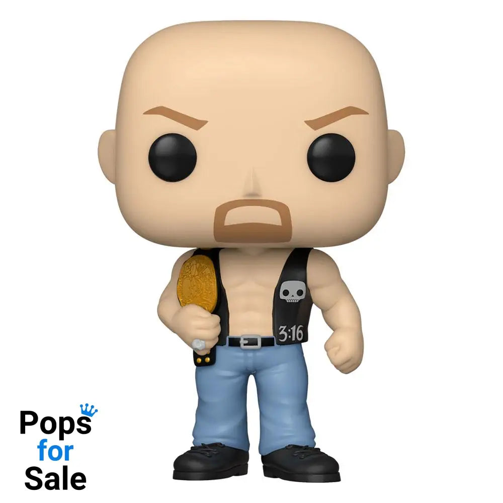 WWE POP! Vinyl Figure SC Steve Austin w/Belt 9 cm POP! Figures