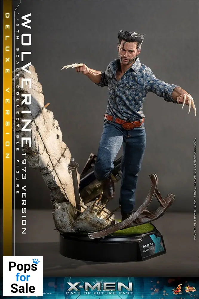 X-Men Days of Future Past Movie Masterpiece Action Figure 1/6 Wolverine (1973 Version) Deluxe Version 30 cm Action