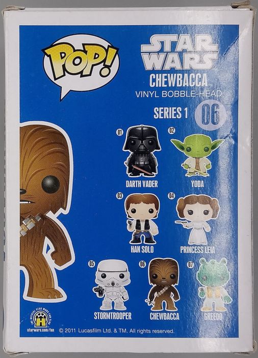 #06 Chewbacca - Star Wars - Box Damaged Funko POP
