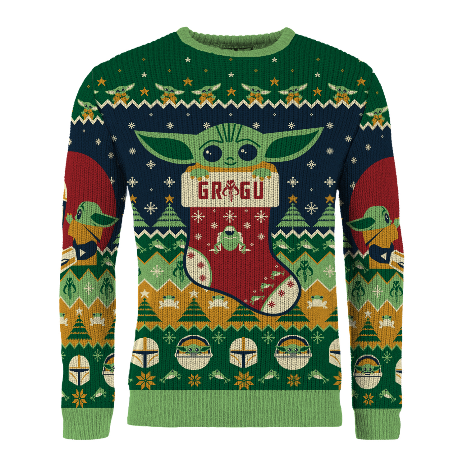 Star Wars Baby Yoda Christmas Jumper (Size S)