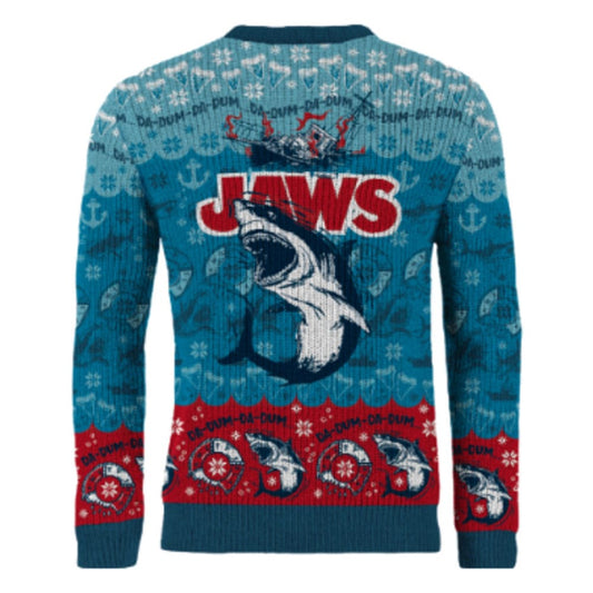 Jaws Christmas Sweater Jaws Size S