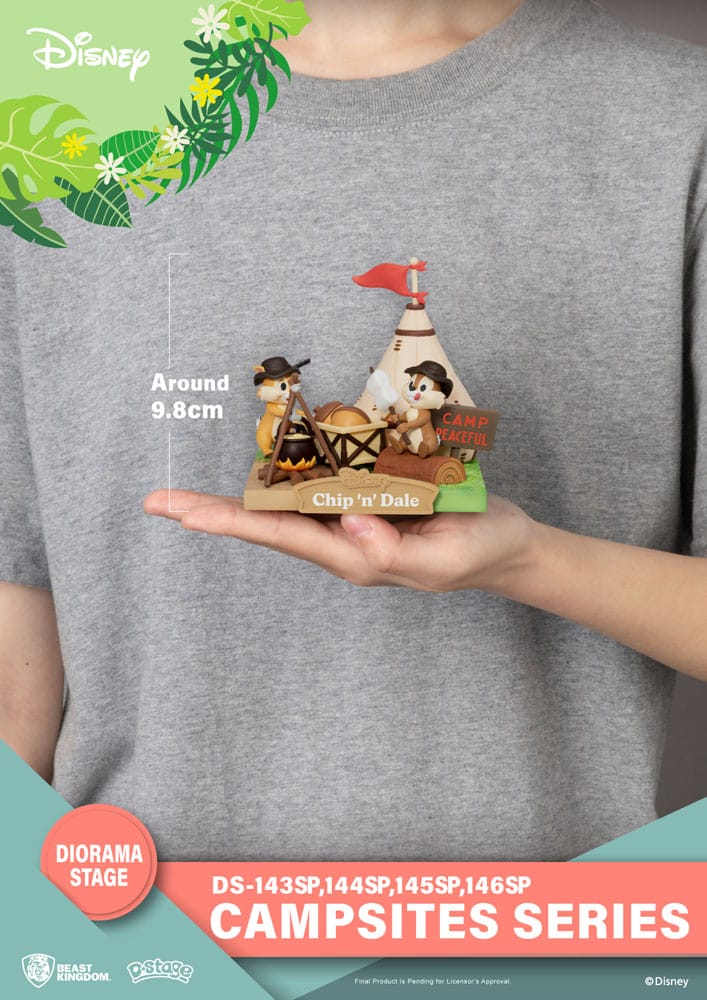 Disney D-Stage Campsite Series PVC Diorama Goofy & Donald Duck Special Edition 10 cm Dioramas