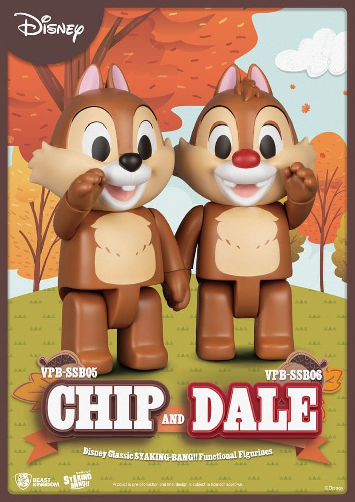 Disney: Classic Chip ’n’ Dale Syaking Bang PVC Figur Chip 33 cm Action figures