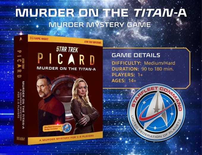 Star Trek: Picard Murder Mystery Game Murder on the Titan-A *English Version*