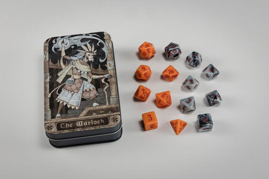 Character Class Classic RPG Dice Set Warlock (14)