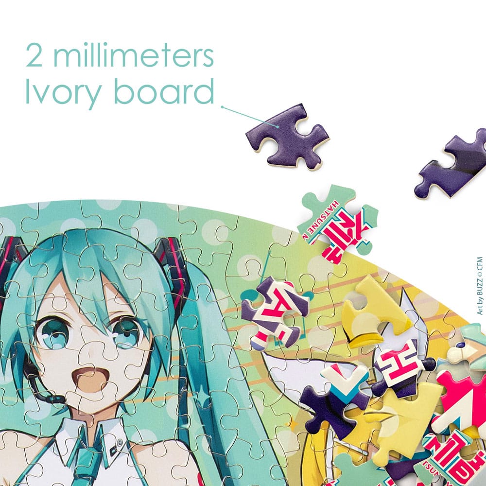 Hatsune Miku Jigsaw Puzzle Round 500 pieces Puzzles