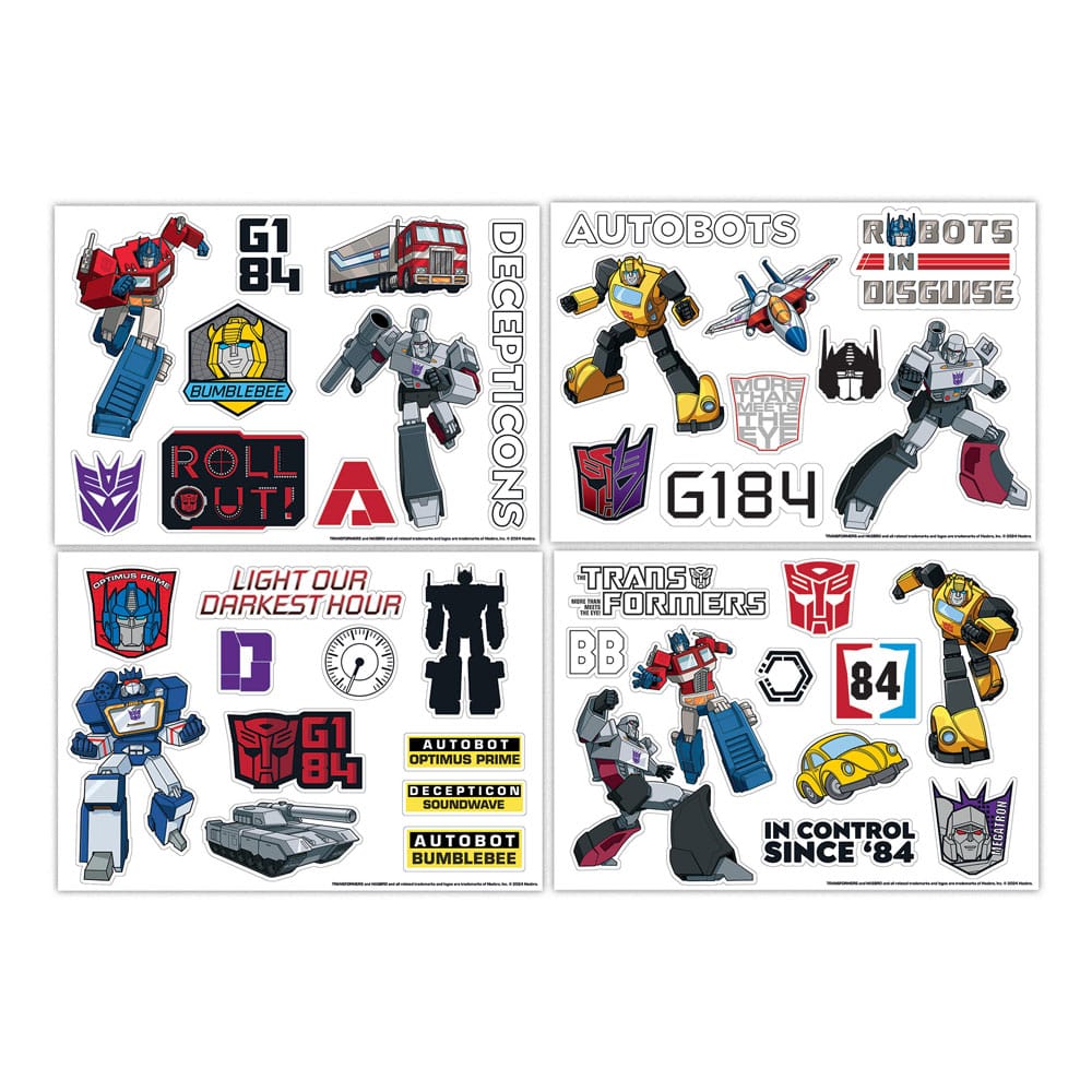 Transformers Sticker Set Various Stationery