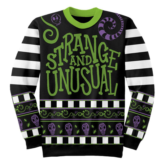 Beetlejuice Sweatshirt Jumper Strange & Unusual Size M Sweaters
