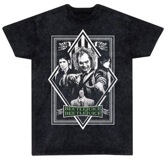 Beetlejuice 2 T-Shirt Poster Snow Wash Size M T-shirts