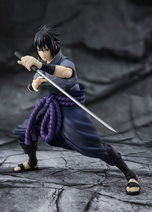 Naruto S.H.Figuarts Action Figure Sasuke Uchiha Solitary Shinobi 15 cm