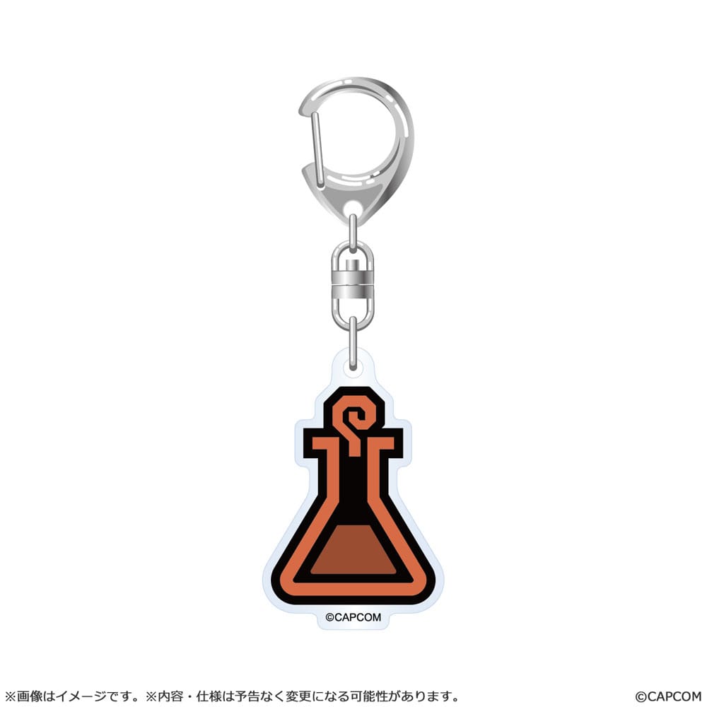 Monster Hunter Wilds Acryl Keychains Item Icon 6 cm Assortment (10)