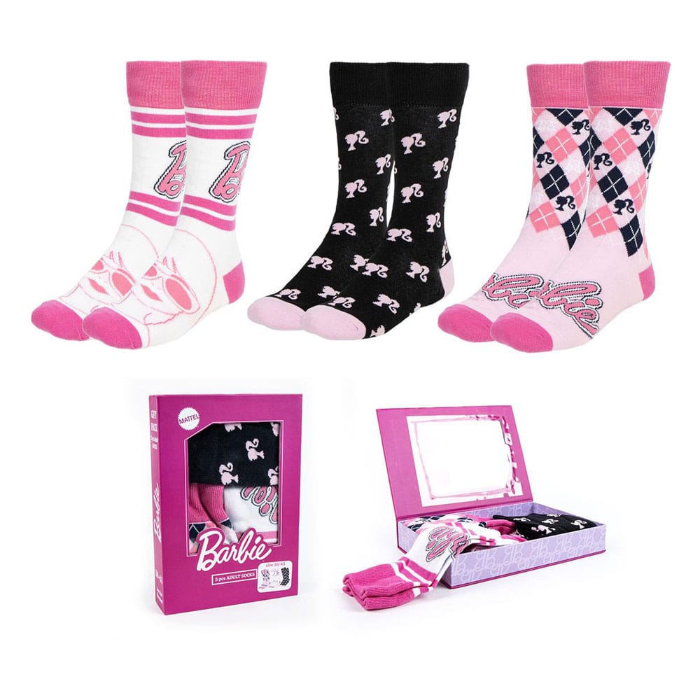 Barbie Socks 3-Pack 36-43