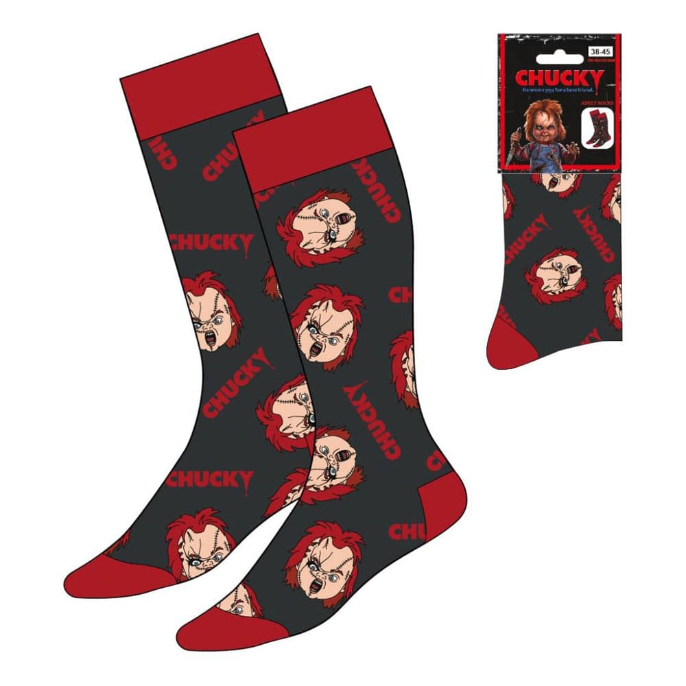 Chucky (Child´s Play) Socks Chucky Angry 38-45 Footwear