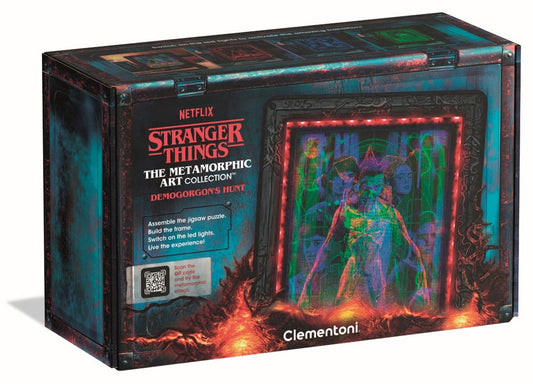 Stranger Things Metamorphic Art Collection Jigsaw Puzzle with Light-Up Effect Demogorgon (520 pieces)