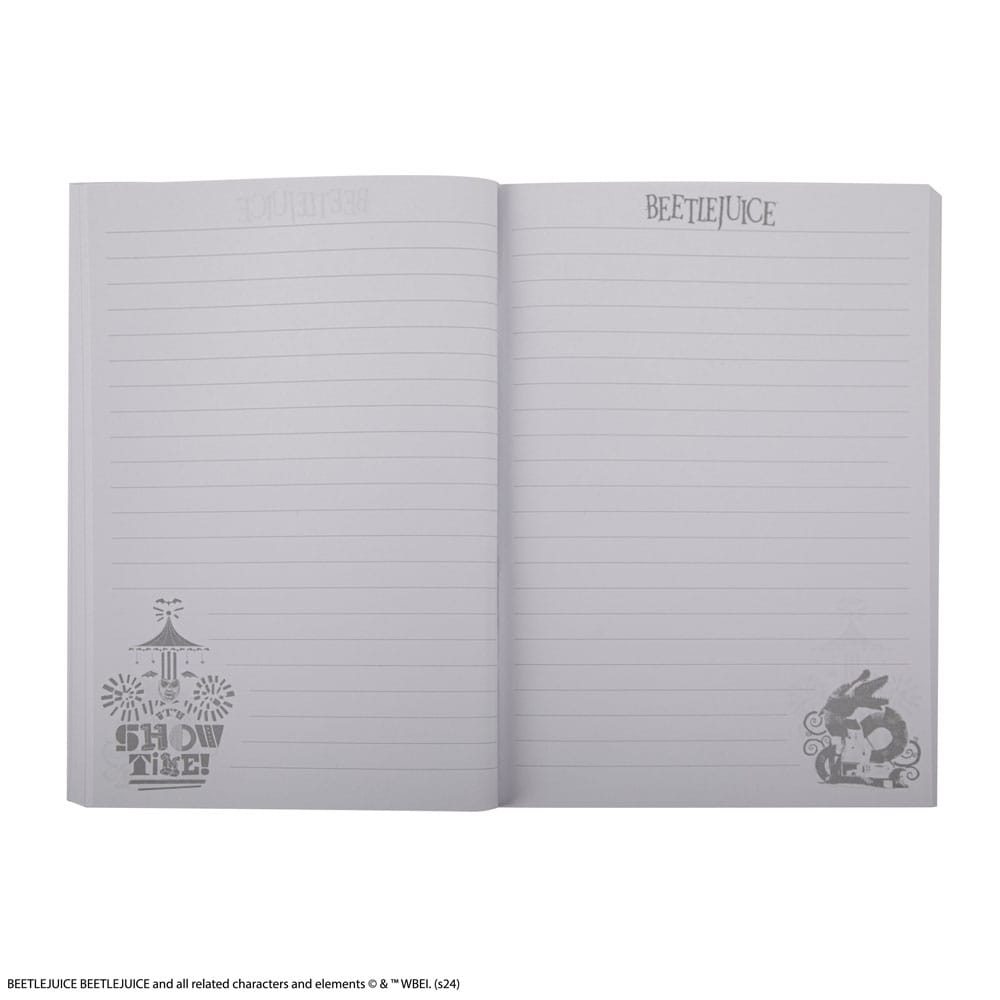 Beetlejuice Notebook It’s Show Time Stationery