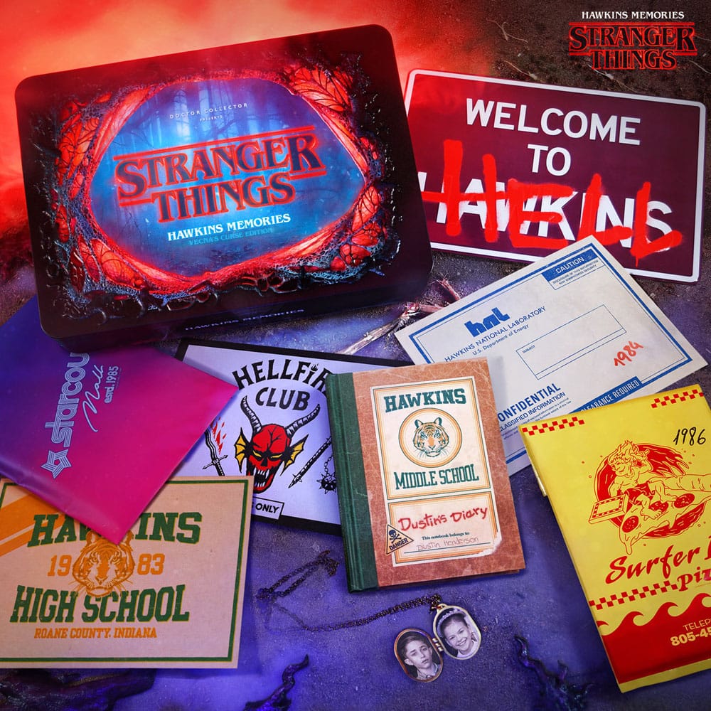 Stranger Things Hawkins Memories Kit Vecna´s Course Limited Edition Gadgets