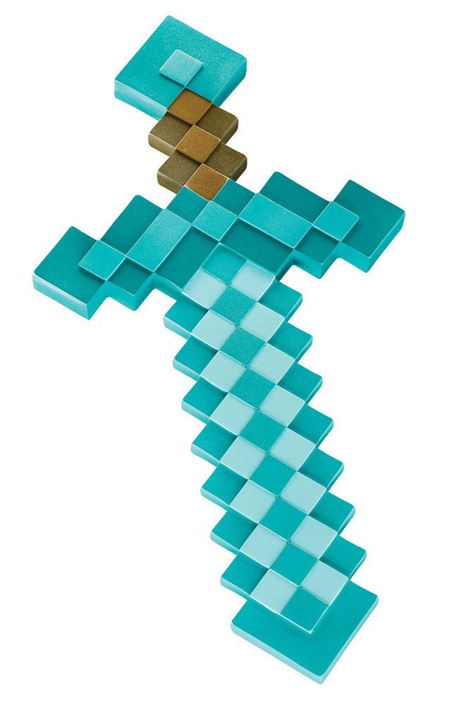 Minecraft Plastic Replica Diamond Sword 51 cm Weapons