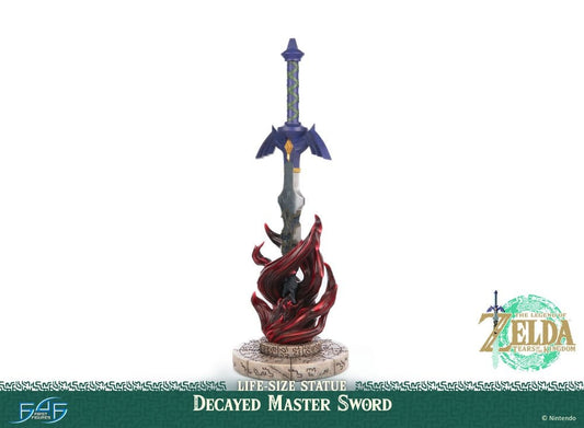 The Legend of Zelda: Tears of the Kingdom Life Size Statue 1/1 Decayed Master Sword 28 cm