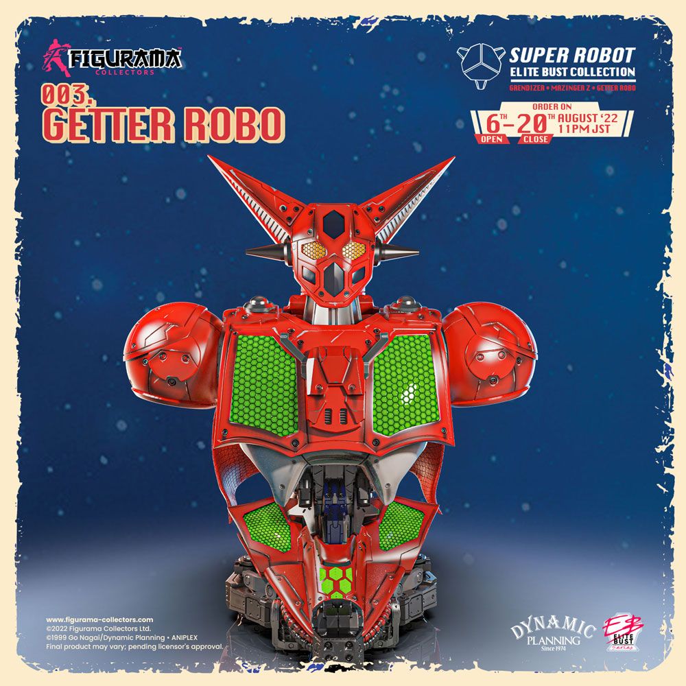 Getter Robo Super Robot Elite Bust 1/3 Getter Robo 26 cm Busts
