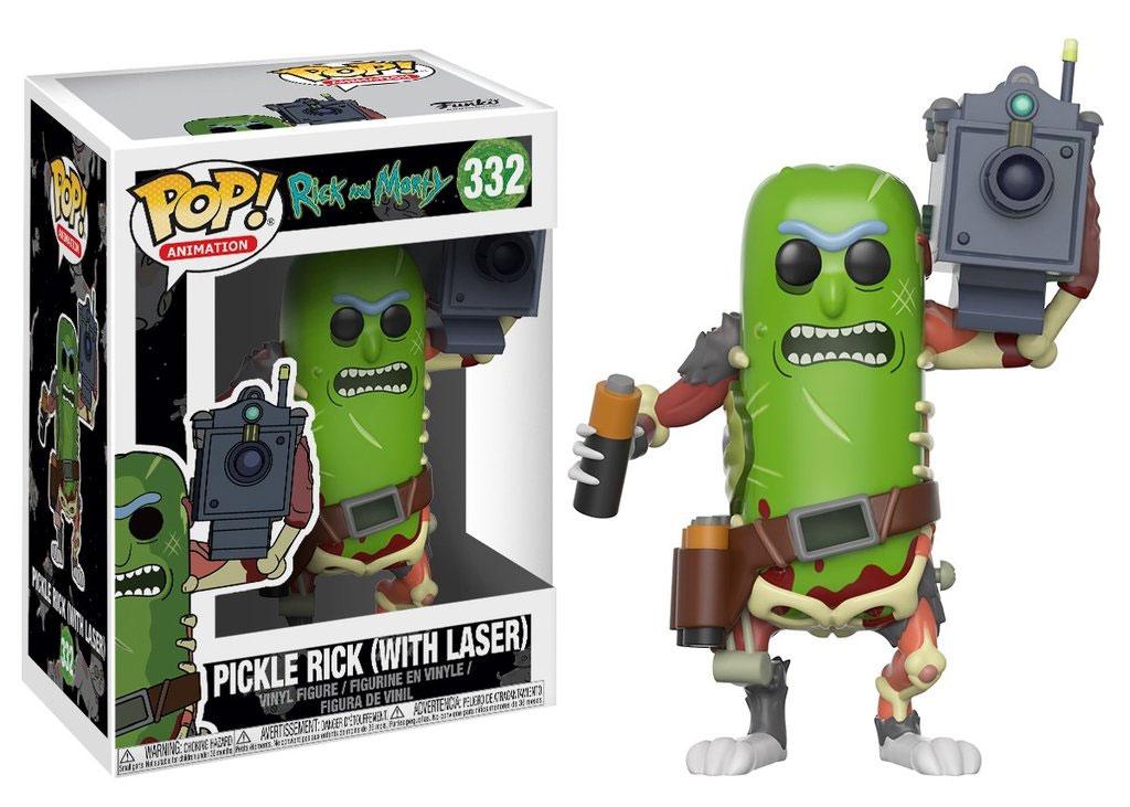 Rick and Morty POP! Animation Vinyl Figure Pickle Rick with Laser 9 cm POP! Figures