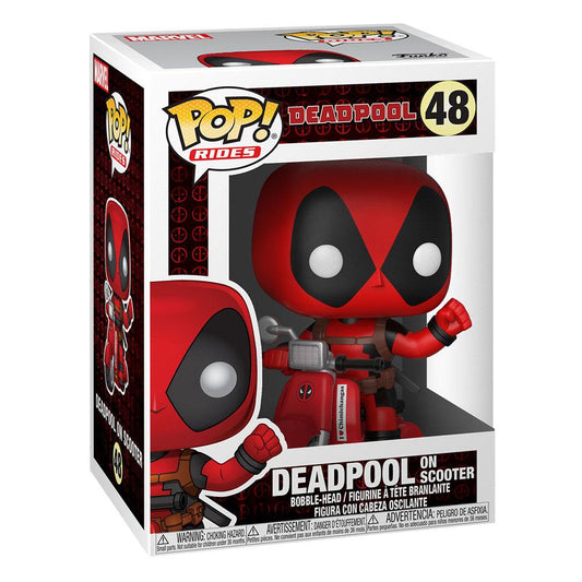 Deadpool POP! Rides Vinyl Figure Deadpool & Scooter 9 cm Funko POP