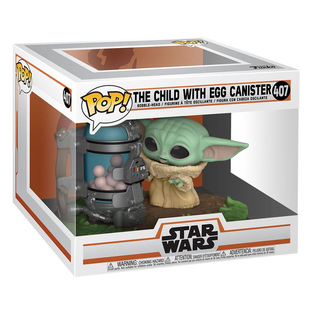 Star Wars The Mandalorian POP! Deluxe Vinyl Figure The Child Egg Canister 9 cm