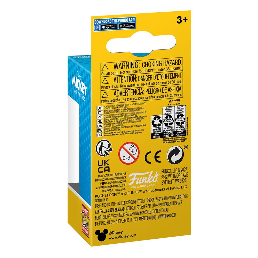 Disney POP! Vinyl Keychains 4 cm Mickey Display (12) Funko POP