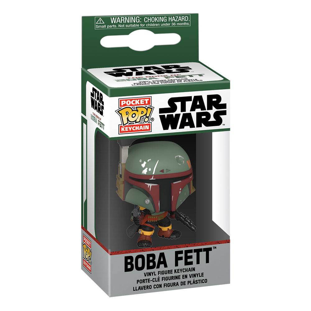 Star Wars The Book of Boba Fett Pocket POP! Vinyl Keychains 4 cm Boba Fett Display (12) Funko POP