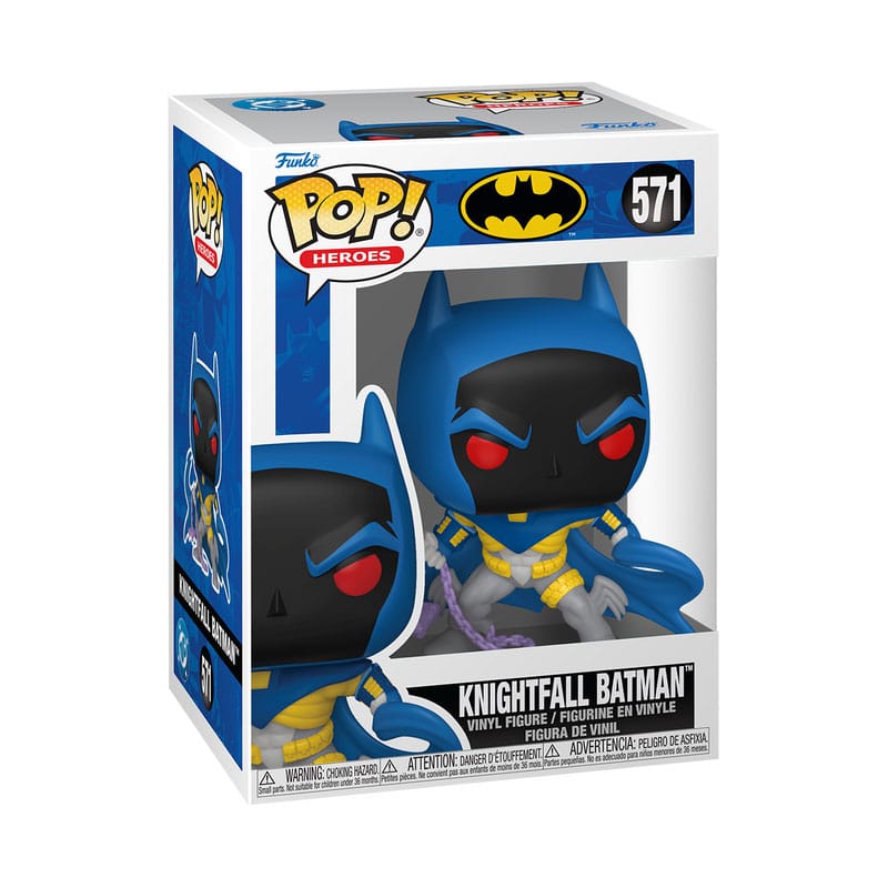DC Thru The Years POP! Heroes Vinyl Figures Knightfall Batman(90's) 9 cm Funko POP