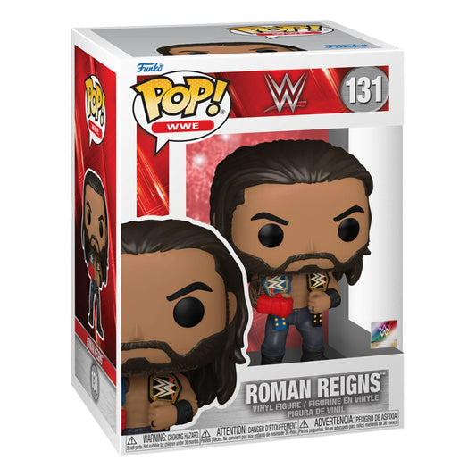 WWE POP! Vinyl Figure Roman Reigns w/Belts 9 cm Funko POP