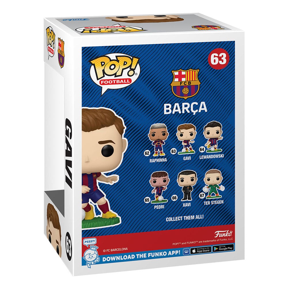 EFL POP! Football Vinyl Figure Barcelona - Gavi 9 cm Funko POP