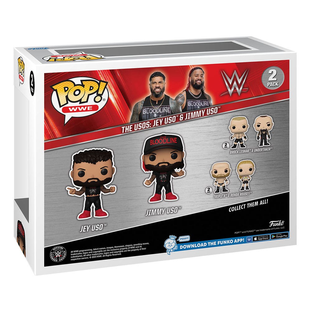 WWE POP! Vinyl Figures 2-Pack Uso Brothers 9 cm
