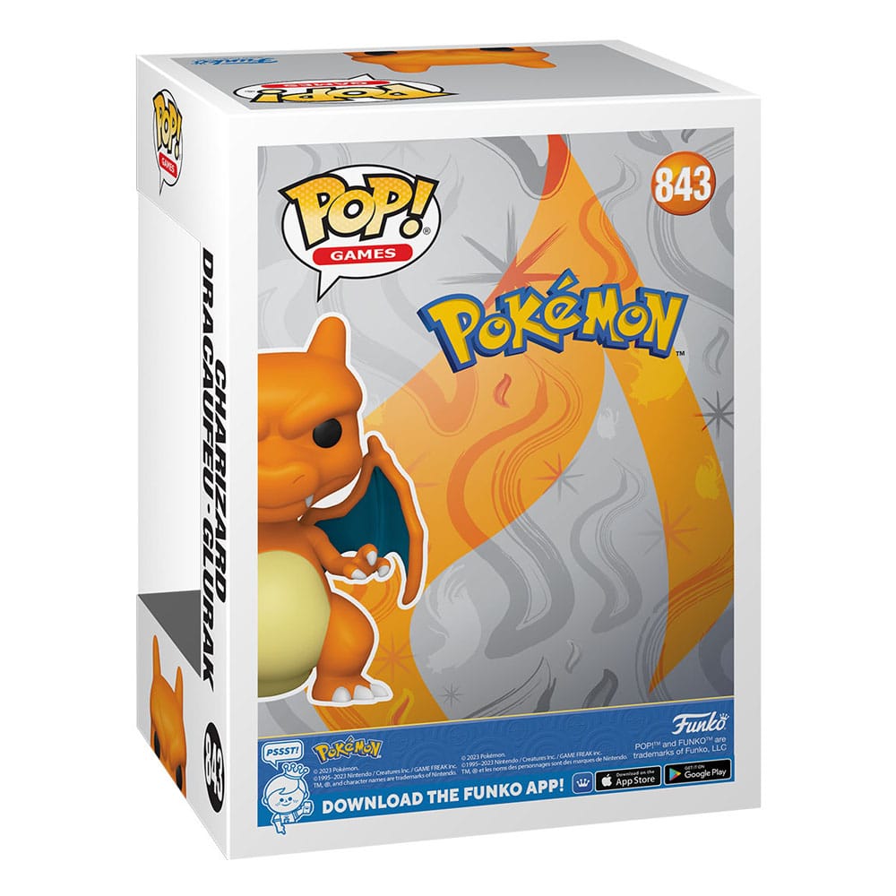 Pokemon POP! Games Vinyl Figure Charizard (EMEA) 9 cm Funko POP