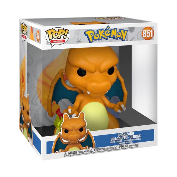 Pokemon Super Sized Jumbo POP! Vinyl Figure Charizard (EMEA) 25 cm Funko POP