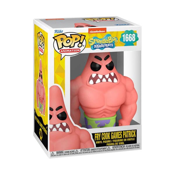 SpongeBob SquarePants 25th Anniversary POP! Vinyl Figure Patrick w/Muscles 9 cm Funko POP
