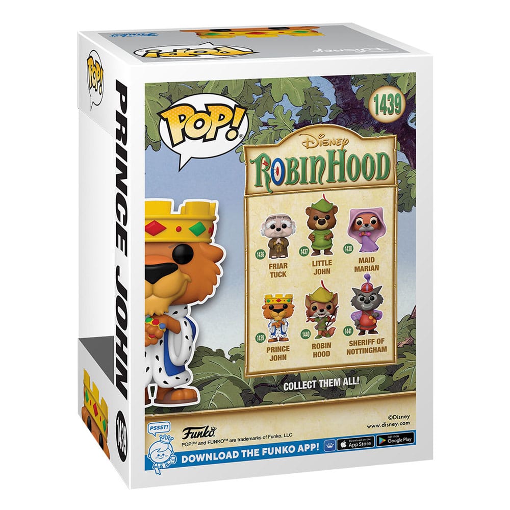Robin Hood POP! Disney Vinyl Figure Prince John 9 cm Funko POP