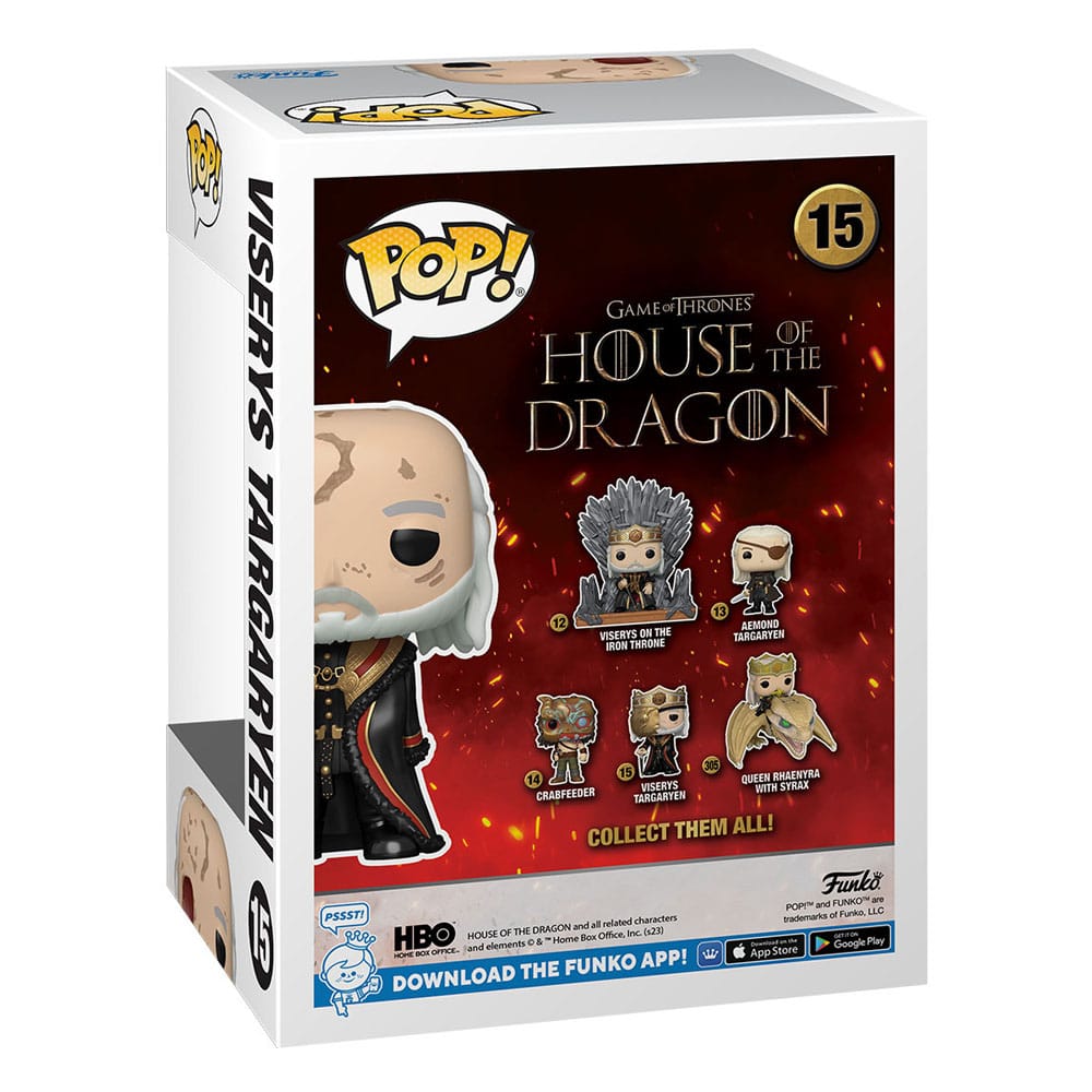House of the Dragon POP! TV Vinyl Figures Masked Viserys 9 cm Assortment (6) POP! Figures